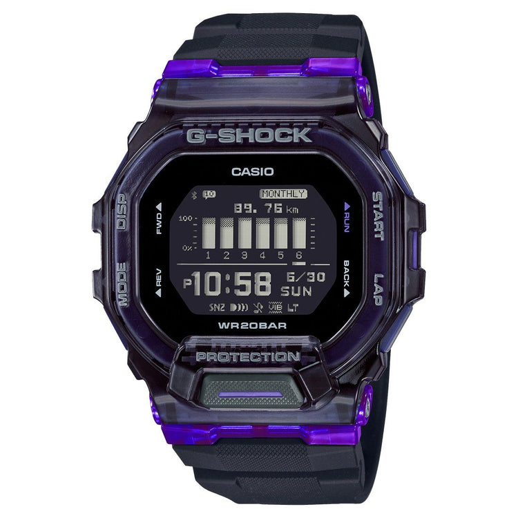 Casio G Shock G Squad Purple Watch GBD-200SM-1A6 Watches Casio