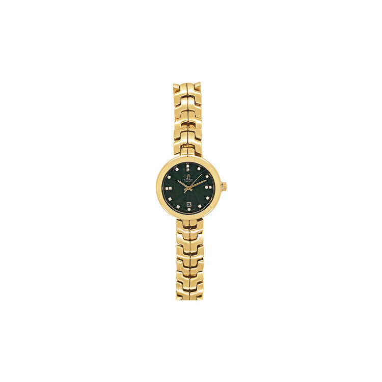 Roberto Carati Willow Green and Yellow Gold Toned Women's Watch M9316-V4