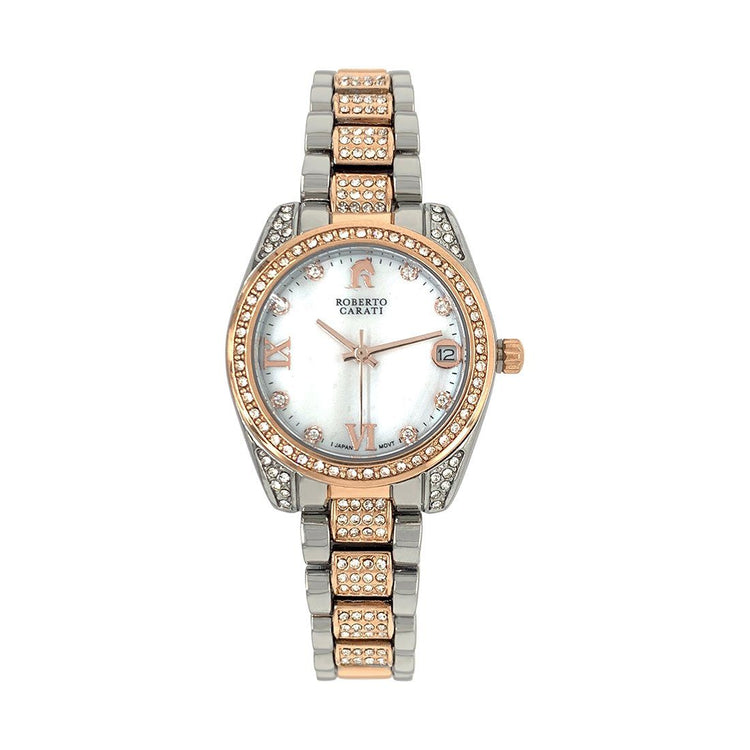 Roberto Carati Luna Rose and Silver Watch Watches Roberto Carati