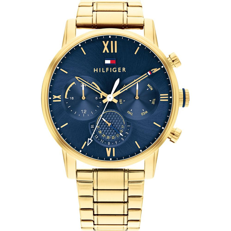 Tommy Hilfiger Sullivan Blue and Gold Men's Watch 1791880 Watches Tommy Hilfiger