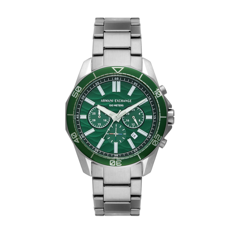 Armani Exchange Chronograph Stainless Steel Watch AX1957