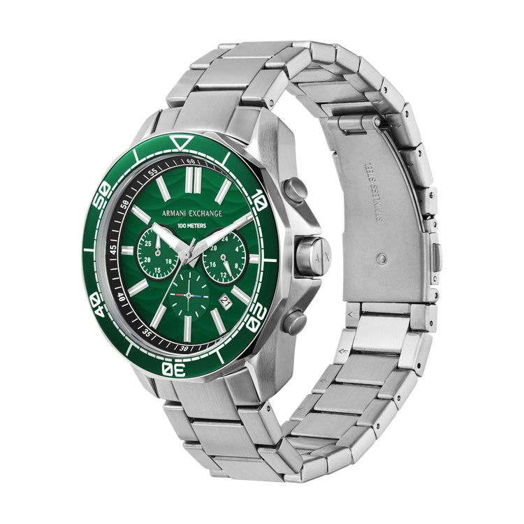 Armani Exchange Chronograph Stainless Steel Watch AX1957