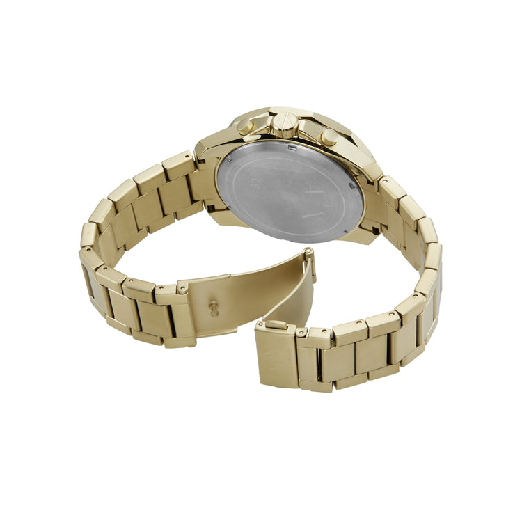 Armani Exchange Chronograph Gold-Tone Stainless Steel Watch AX1958