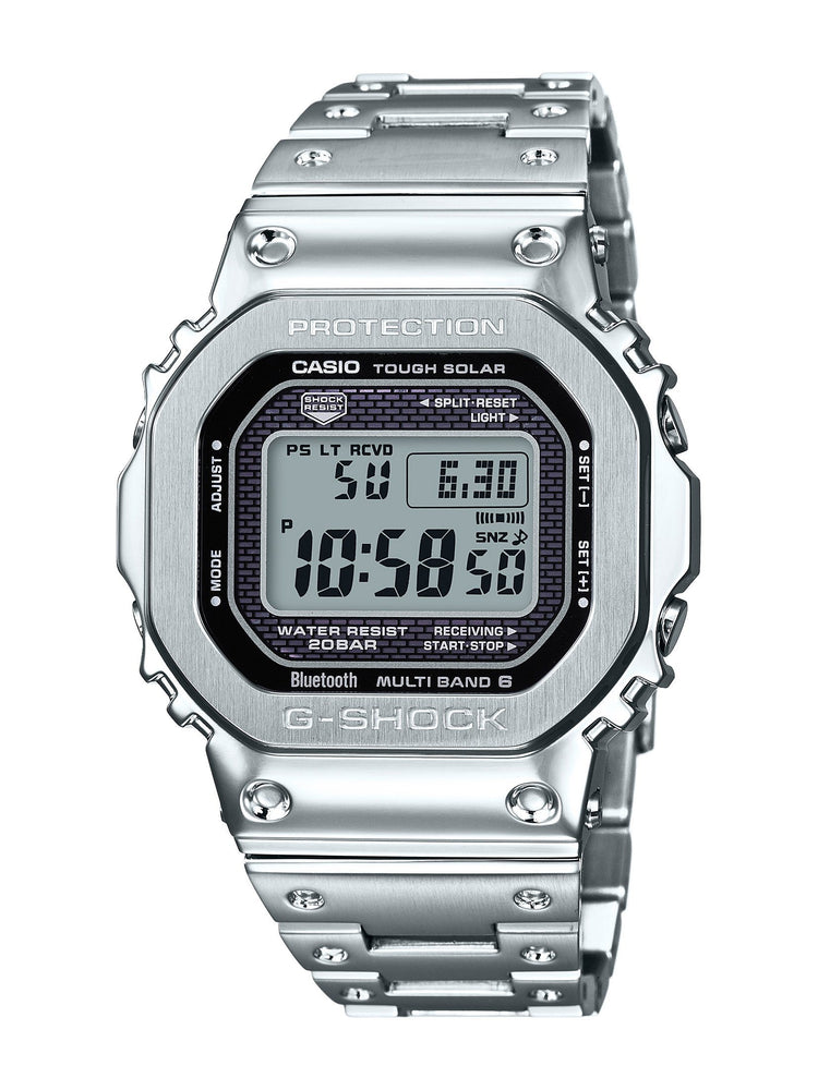 Casio G-Shock Silver Metal Limited Edition Watch GMW-B5000D-1DR Watches Casio