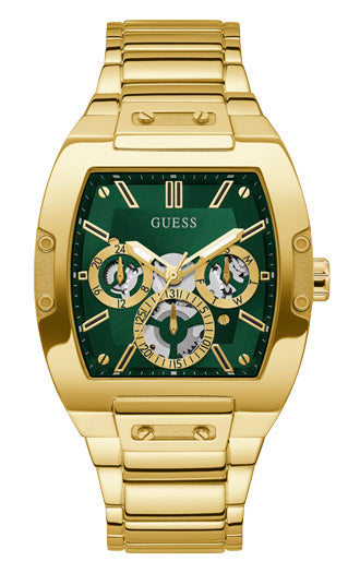 Guess Phoenix Two Tone and Green Men's Watch GW0456G3