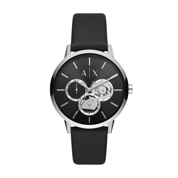 Armani Exchange Cayde AX2745 Silver and Black Men's Watch