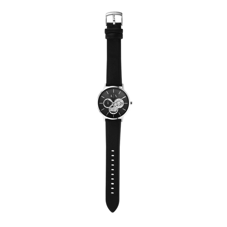 Armani Exchange Cayde AX2745 Silver and Black Men's Watch