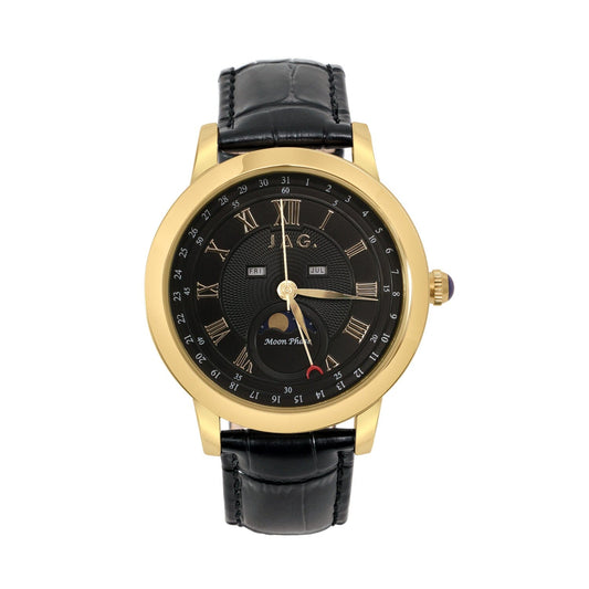 Jag Mosman Black and Gold Men's Watch J2775A watches item