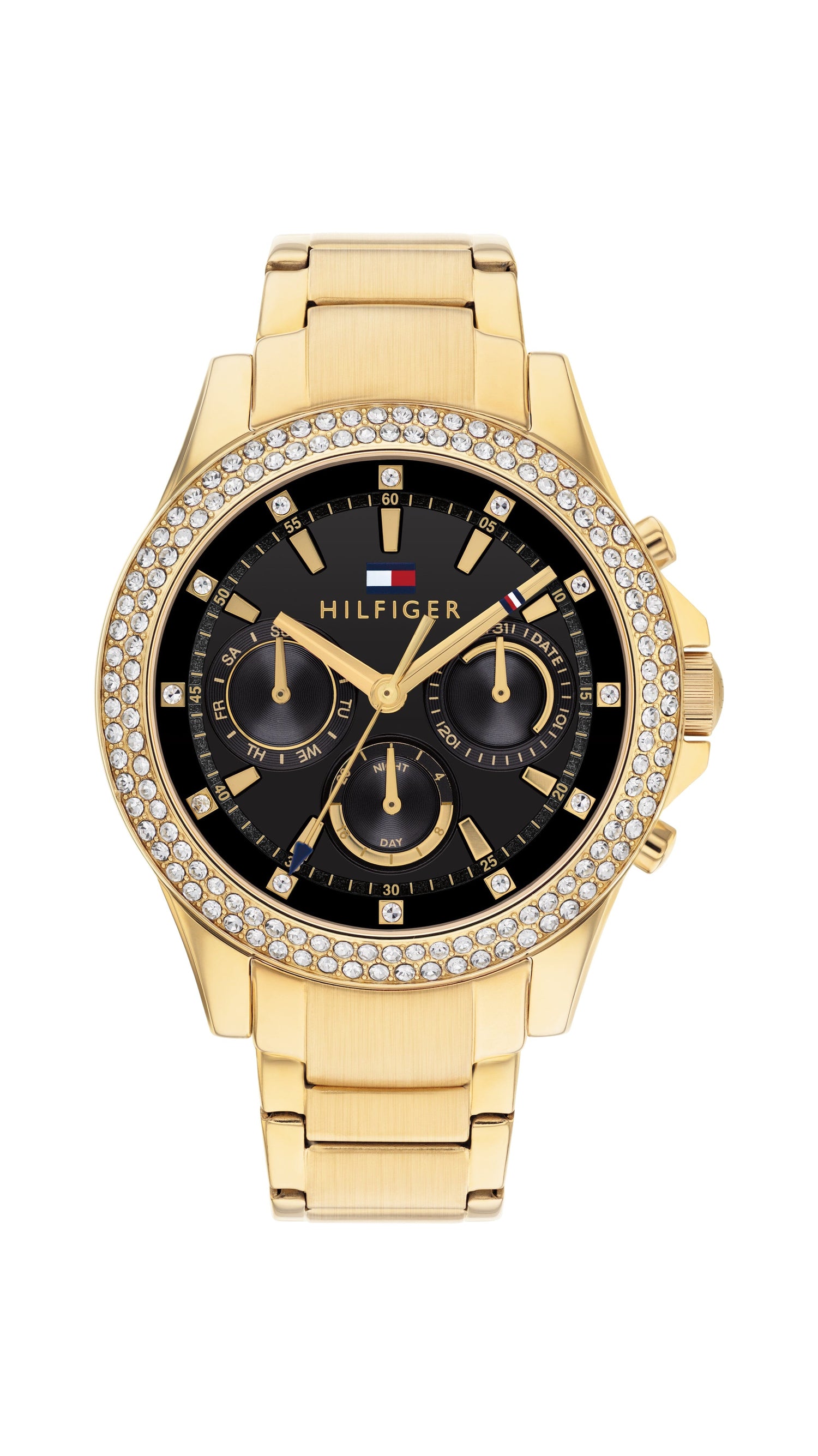 Tommy Hilfiger Haven Black and Gold Women s Watch 1782676 Watches Galore