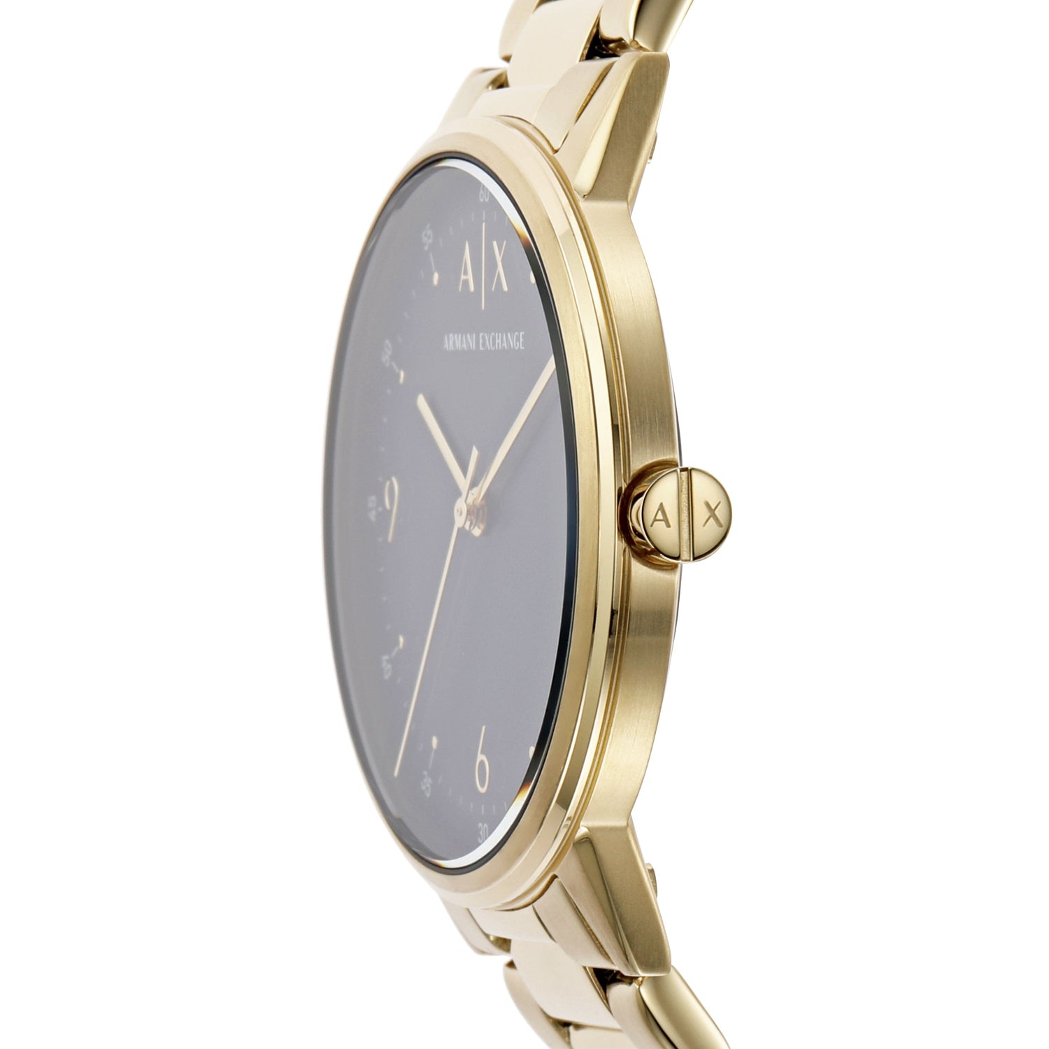 Armani Exchange Cayde Gold and Blue Men's Watch AX2749 Watches Armani Exchange 