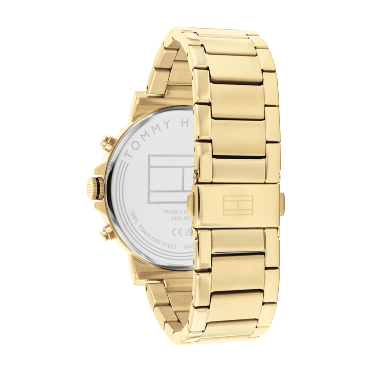 Tommy Hilfiger Tyson Ionic Plated Thin Gold Steel Champagne Dial Men's Watch 1710611