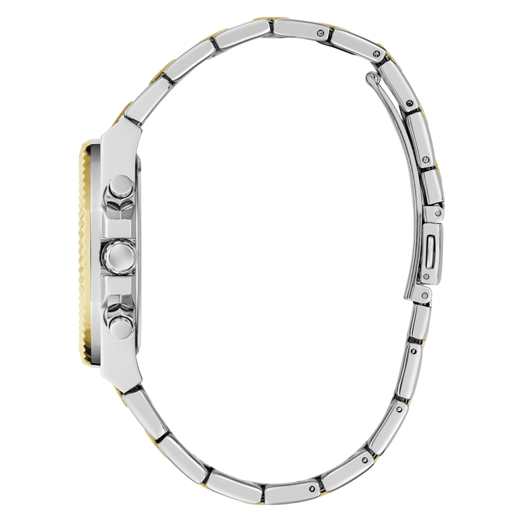 Guess Dress Equality Dress Two-Tone Silver and Gold-Tone Men's Watch GW0769L4