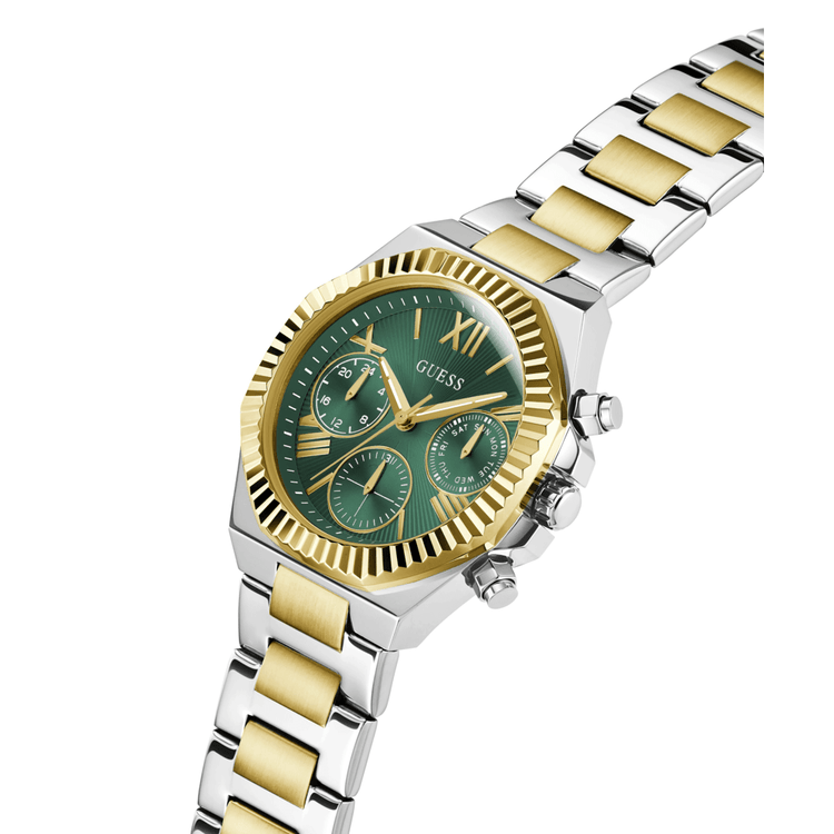 Guess Dress Equality Dress Two-Tone Silver and Gold-Tone Men's Watch GW0769L4