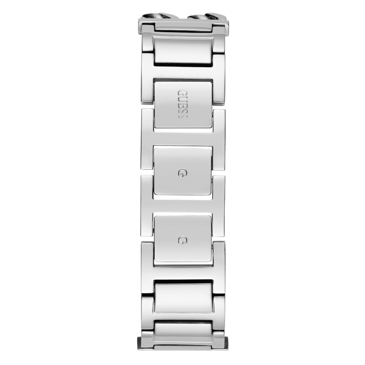Guess Trend Mod Id Trend Silver-Tone Blue Denim Women's Watch GW0807L1