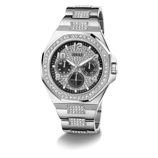 Guess Trend Empire Trend Silver-Tone Multi-function Men's Watch GW0785G3 watches item