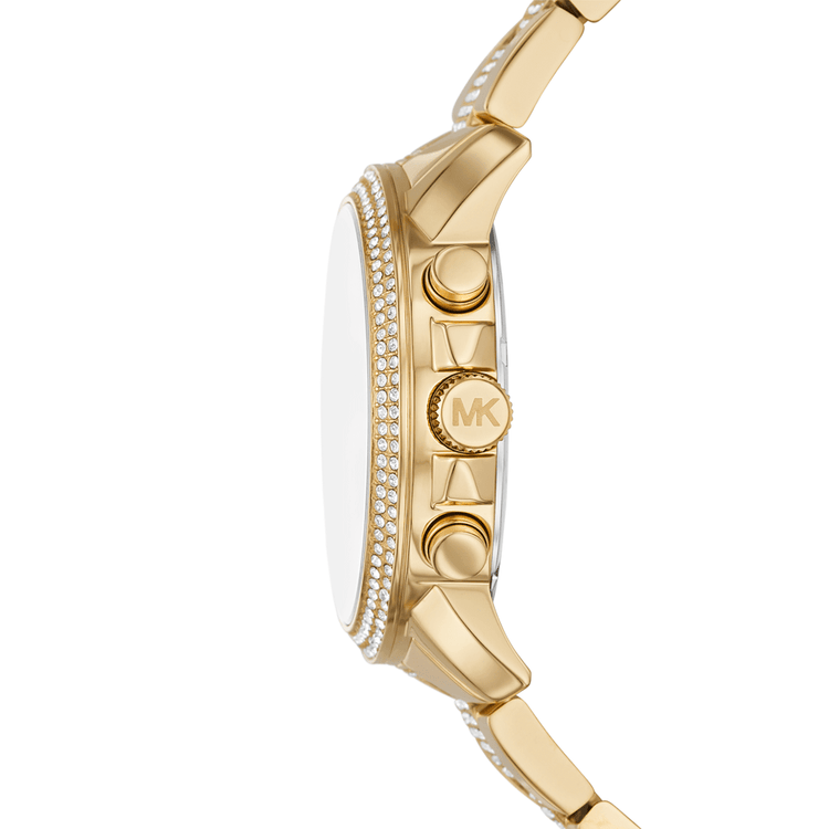Michael Kors Brynn Chronograph Gold-Tone Stainless Steel Watch MK7504