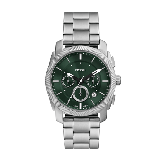 Fossil Machine Chronograph Stainless Steel Watch FS6079 watches item