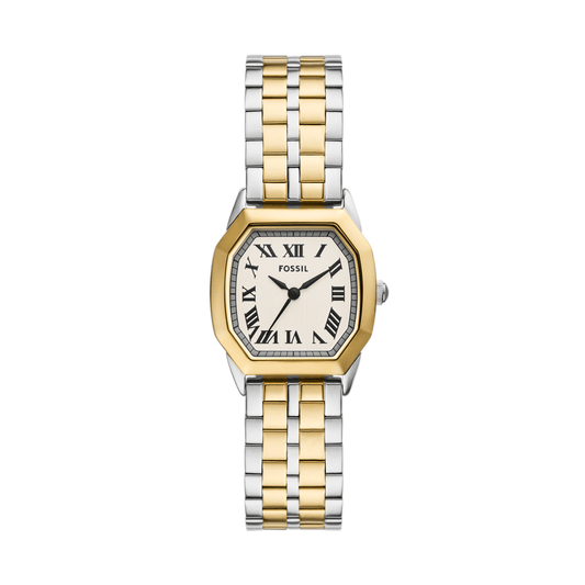 Fossil Harlow Three-Hand Two-Tone Stainless Steel Watch ES5362 watches item