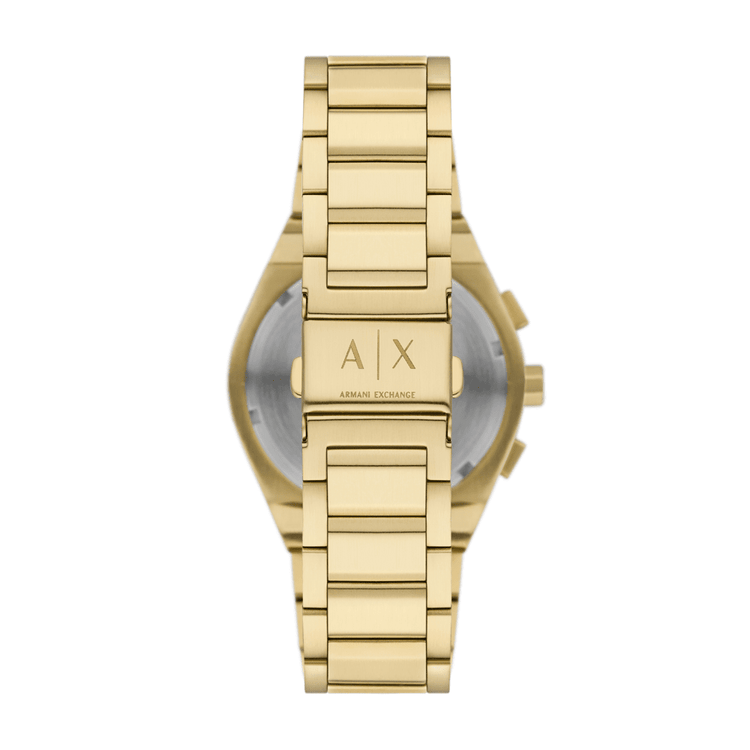 Armani Exchange Chronograph Gold-Tone Stainless Steel Watch AX4180