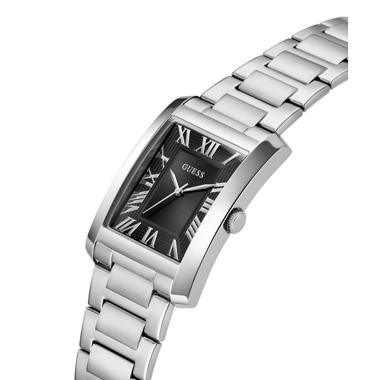 GUESS Men's Silver Tone Analogue Watch GW0896G1