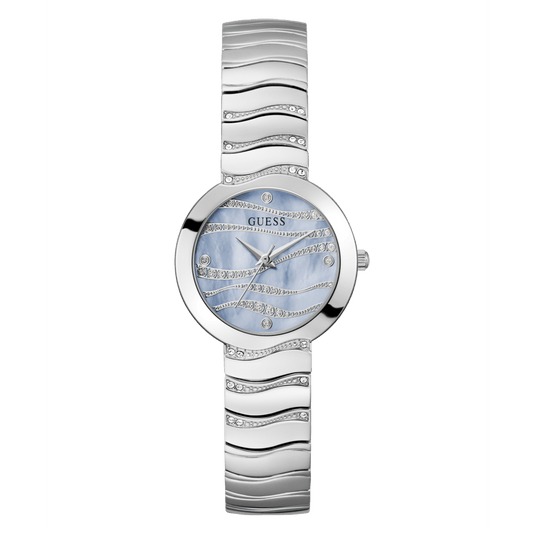 GUESS Ladies Silver Tone Analogue Watch GW0871L1 watches item