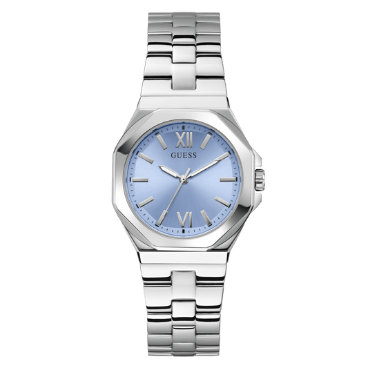 GUESS Ladies Silver Tone Analogue Watch GW0873L1 watches item