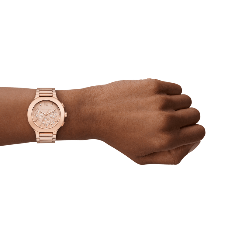 Michael Kors Gramercy Chronograph Rose Gold-Tone Stainless Steel Watch MK7521