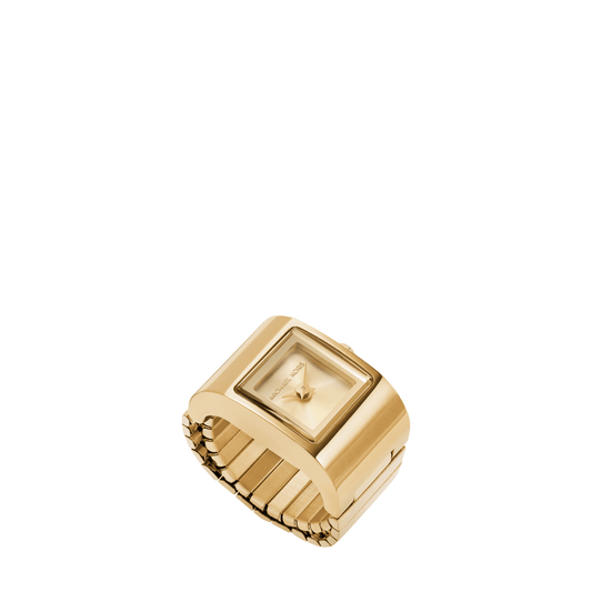 Michael Kors Darrington Two-Hand Gold-Tone Stainless Steel Watch Ring MK4883 watches item