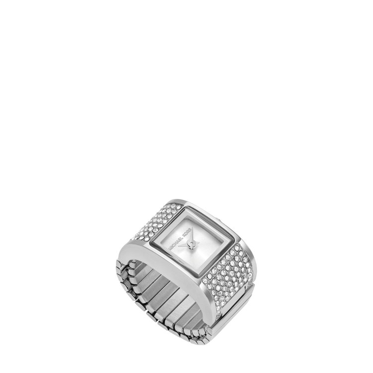Michael Kors Darrington Two-Hand Stainless Steel Watch Ring MK4884