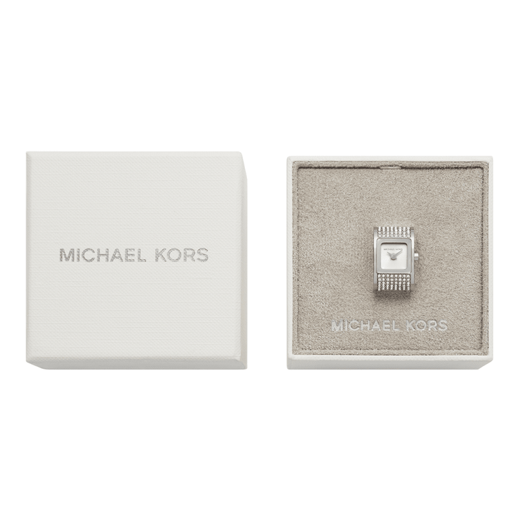 Michael Kors Darrington Two-Hand Stainless Steel Watch Ring MK4884