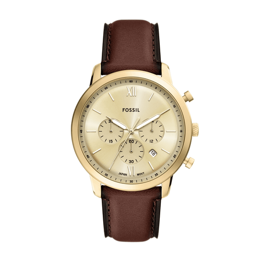 Fossil Neutra Chronograph Brown Leather Watch FS6113 watches item