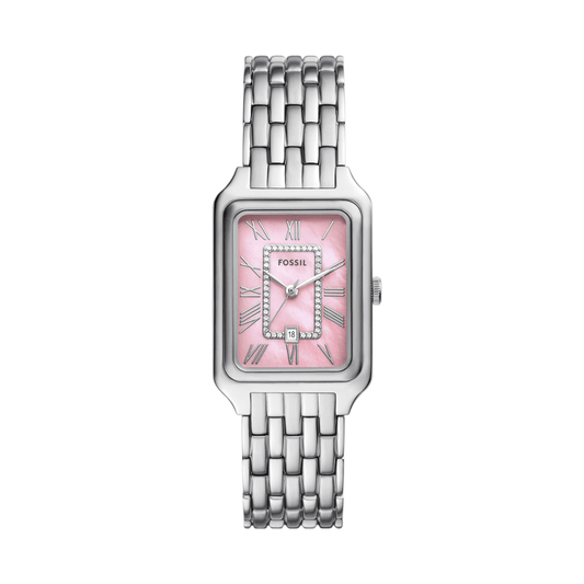 Fossil Raquel Three-Hand Date Stainless Steel Watch ES5401 watches item