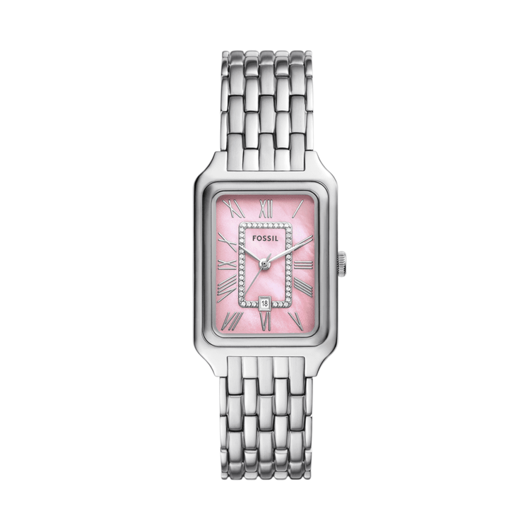 Fossil Raquel Three-Hand Date Stainless Steel Watch ES5401