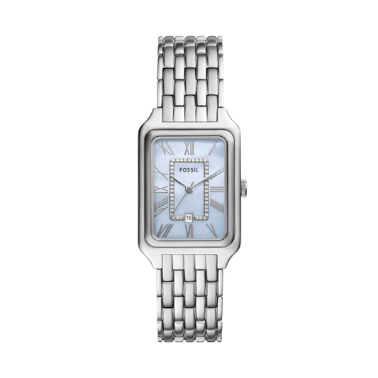 Fossil Raquel Three-Hand Date Stainless Steel Watch ES5402 watches item