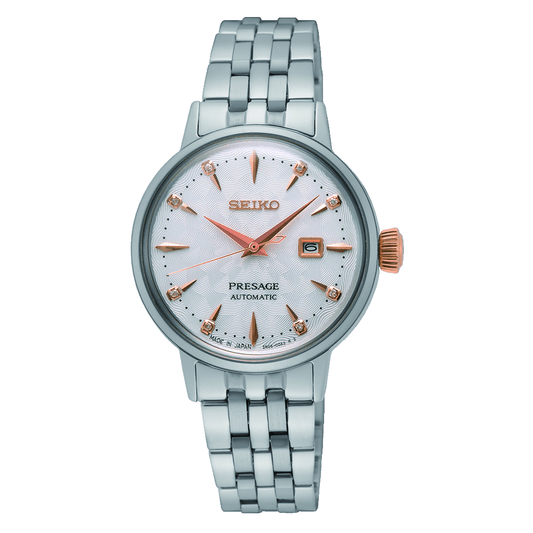 Seiko Ladies Stainless Steel White Watch SRE009J watches item