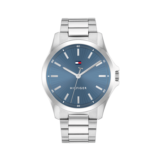 Tommy Hilfiger Bruce Stainless Steel Blue Dial Men's Watch 1710670 watches item