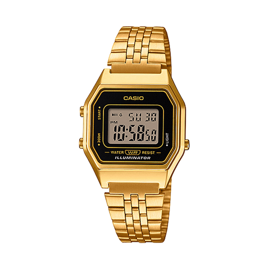 Casio Ladies Vintage Gold Digital Watch LA680WGA-1D watches item