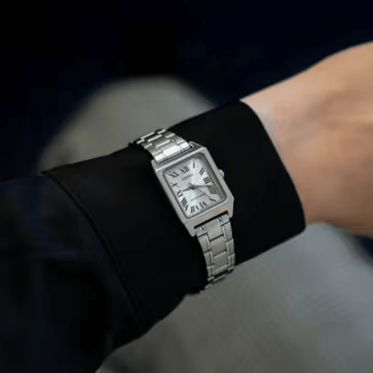 Casio Ladies Vintage Silver Watch LTPV007D-7B