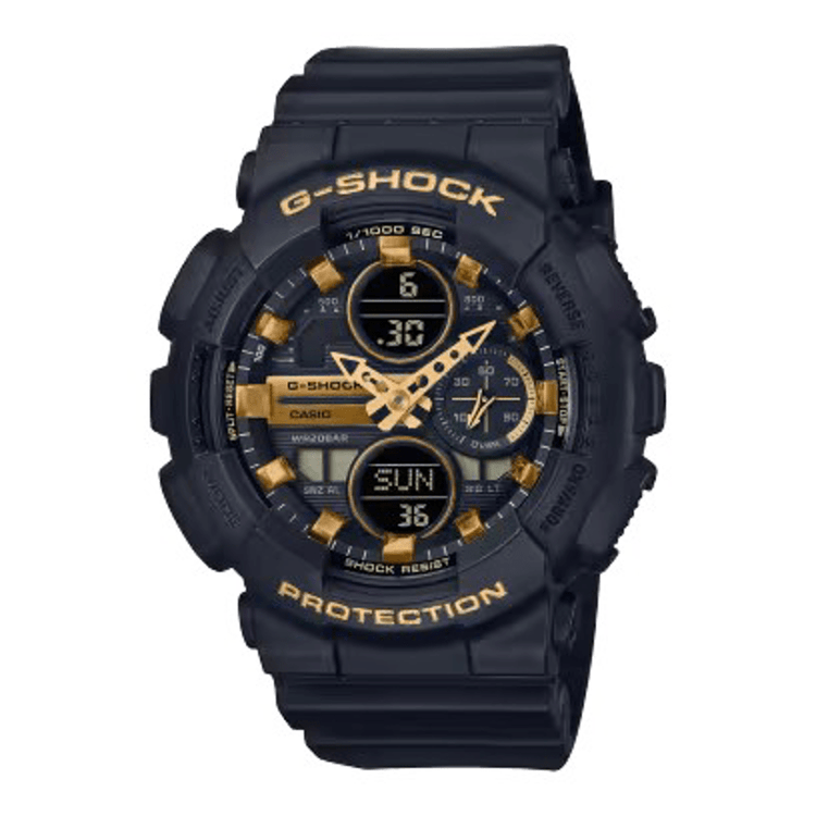 Casio G-Shock Analog-Digital Black Watch GMAS140M-1A
