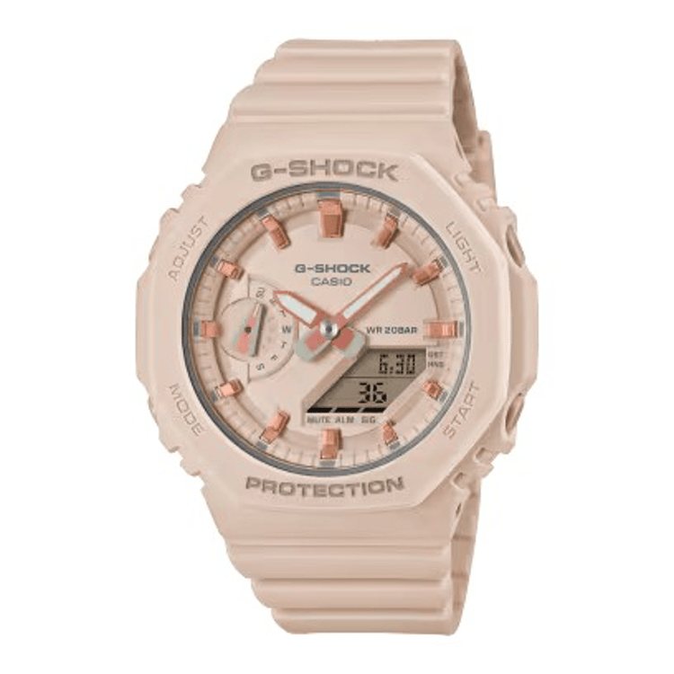 Casio G Shock Ladies Cream Watch GMA-S2100-4A