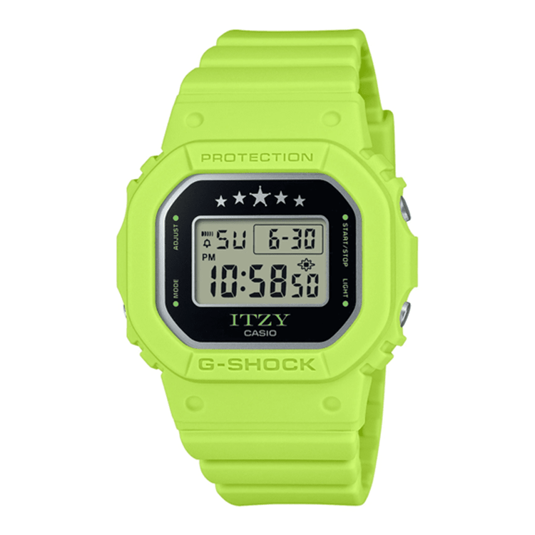 Casio G Shock Ladies ITZY Lime Green Watch GMD-S5610IT-3
