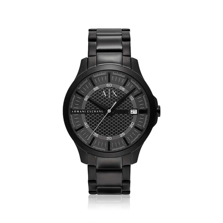 Armani Exchange Men's Black Hampton Quartz Watch AX2464