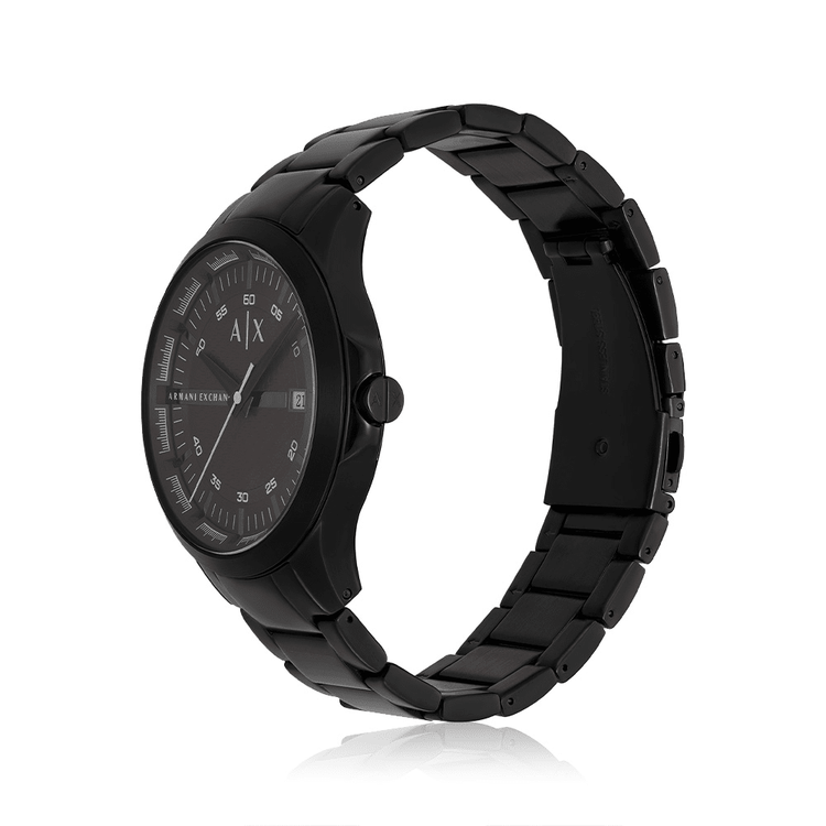 Armani Exchange Men's Black Hampton Quartz Watch AX2464