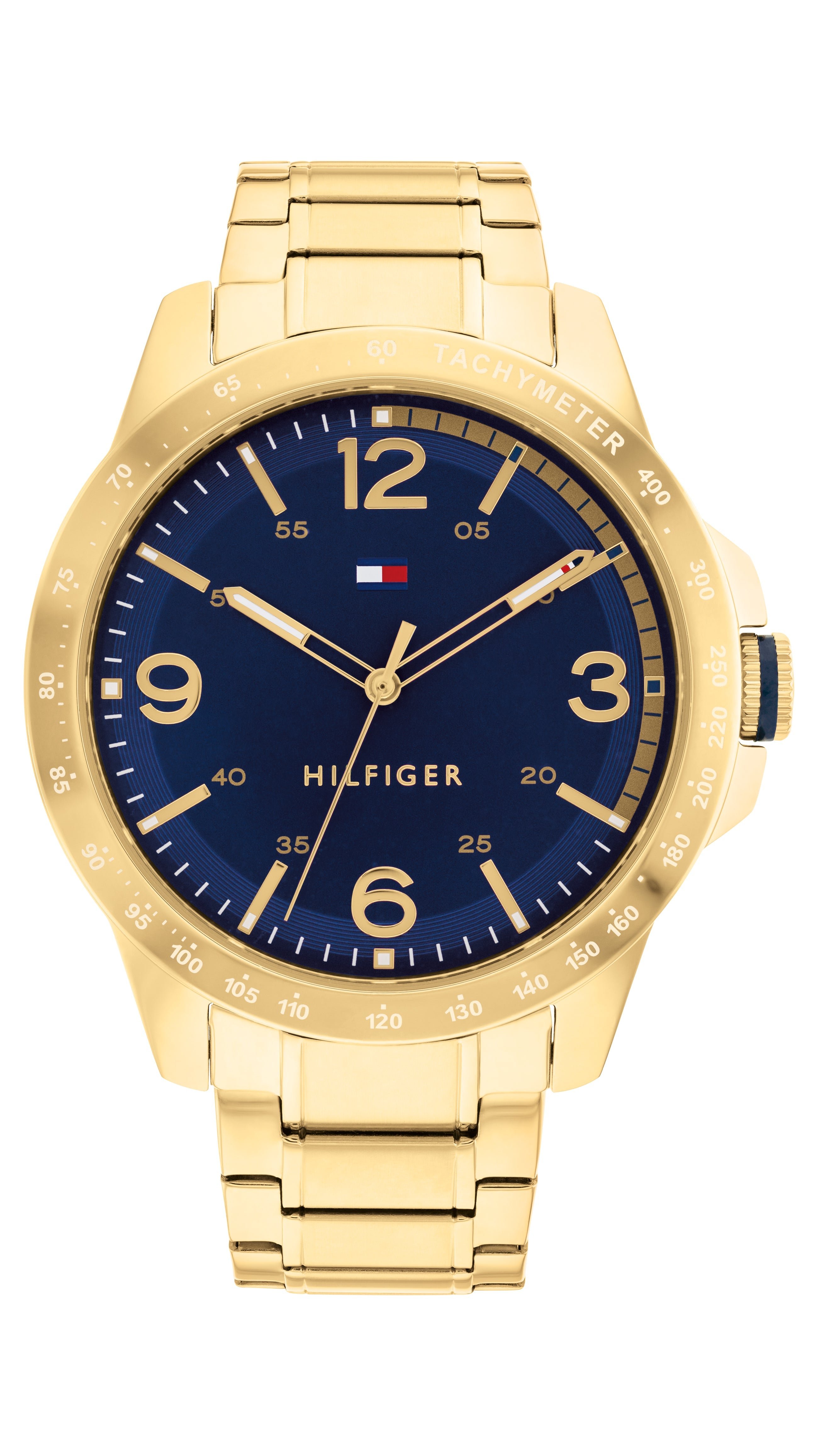 Tommy Hilfiger Tony Blue and Gold Men's Watch 1710472 – Watches Galore