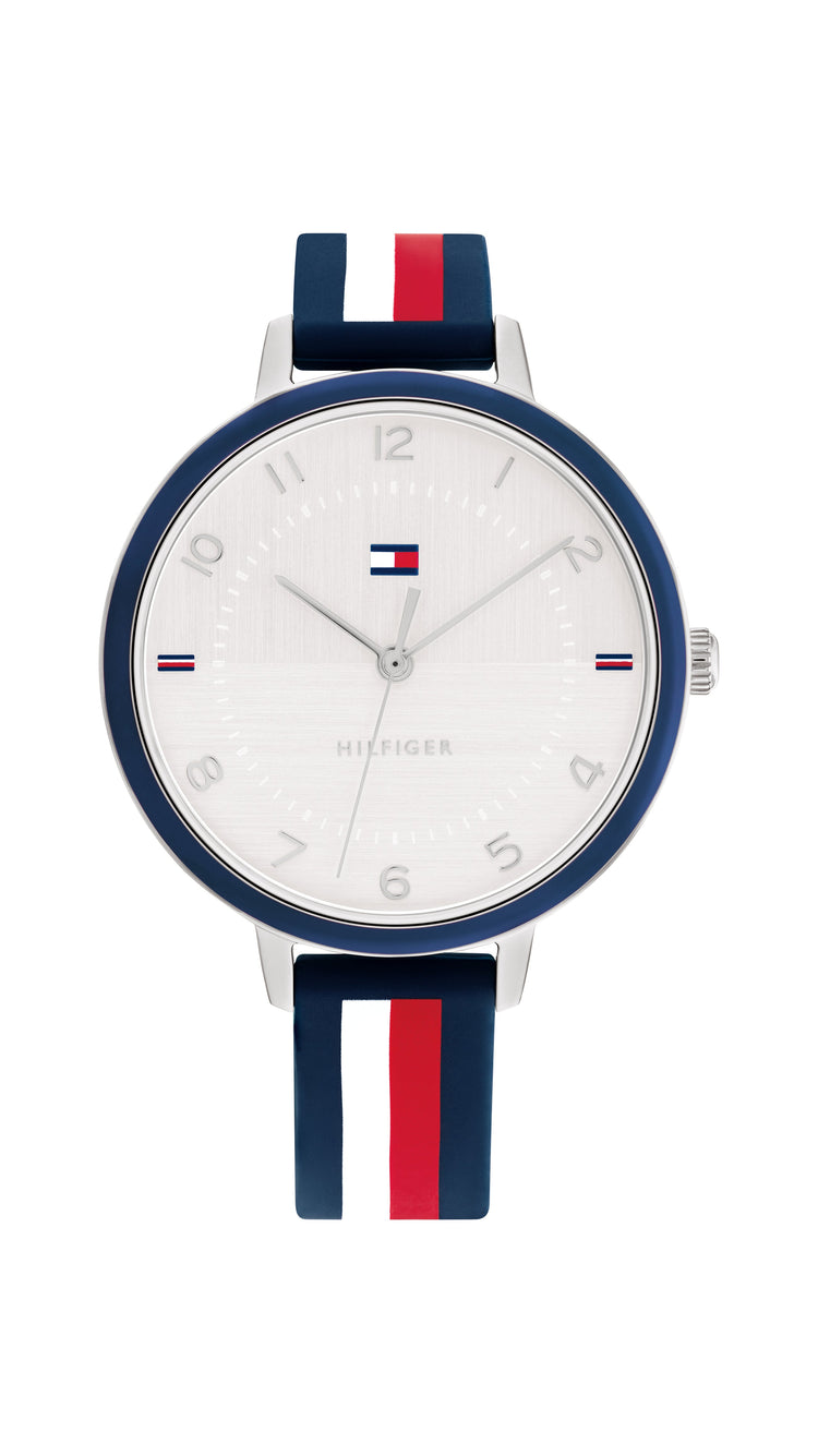 Tommy Hilfiger Florence Multiple Color Silicone White Dial Ladies Watch 1782584