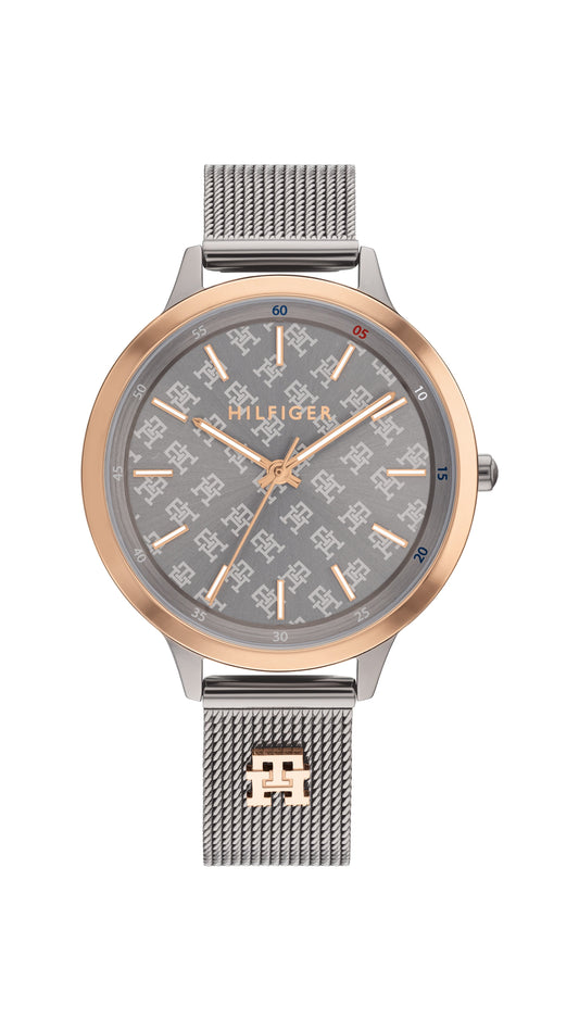 Tommy Hilfiger Iris Grey and Rose Gold Women's Watch 1782587 watches item