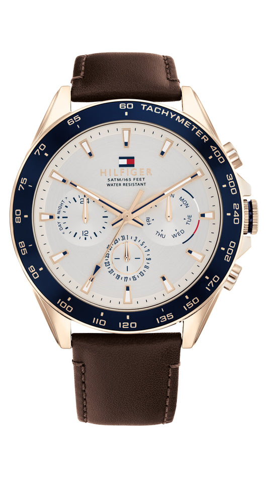 Tommy Hilfiger Owen Rose Gold and Blue Men's Watch 1791966 Watches Tommy Hilfiger  watches item