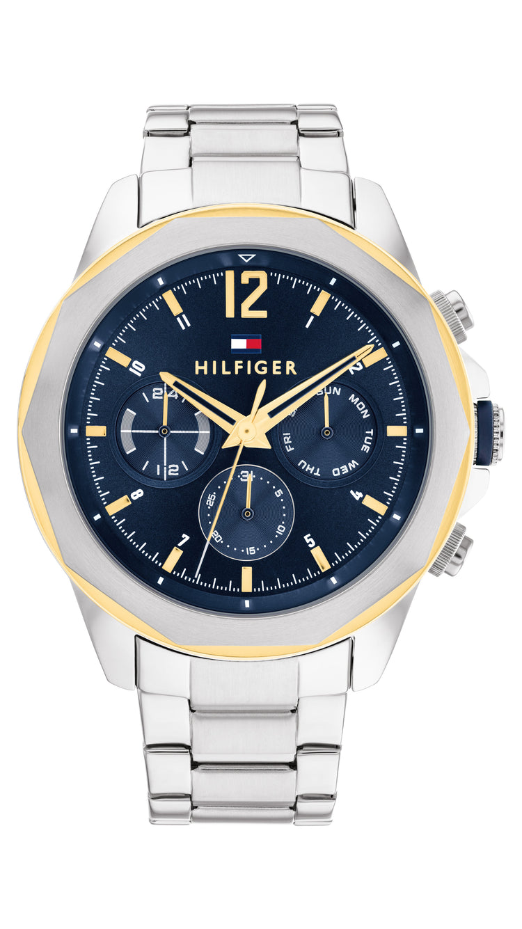 Tommy Hilfiger Lars Stainless Steel Navy Dial Men's Watch 1792059