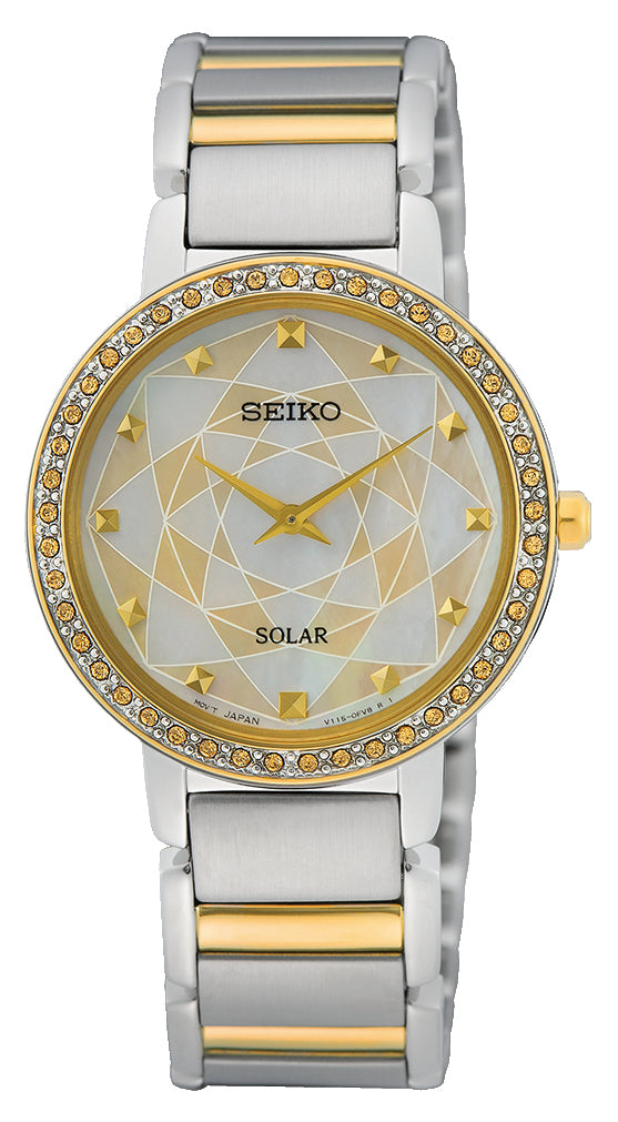 Seiko Conceptual Two Tone Women's Watch SUP454P