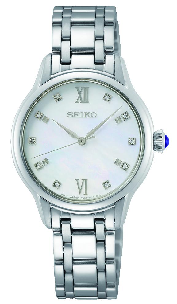 Seiko Caprice Silver Women's Watch SRZ537P Watches Seiko 
